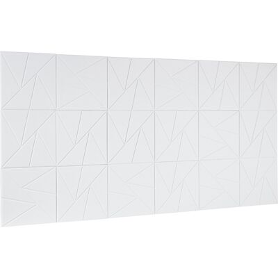 Mophorn Paneles Acústicos, Paquete De 18, 11,8 X 11,8 X 0,4 Pulgadas, Espuma Insonorizante Autoadhesiva, Paneles De Pared De Fibra De Poliéster De Alta Densidad, Color Blanco Mophorn Paneles Acústicos, Paquete De 18, 11,8 X 11,8 X 0,4 Pulgadas, Espuma Insonorizante Autoadhesiva, Paneles De Pared De Fibra De Poliéster De Alta Densidad, Color Blanco