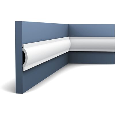 Orac Decor LUXXUS Moldura de panel - Blanco - 200cm x 7cm x 1.4cm Orac Decor LUXXUS Moldura de panel - Blanco - 200cm x 7cm x 1.4cm