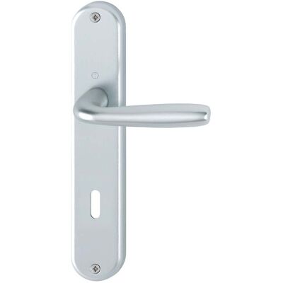 HOPPE Placa Puerta 1766/3022p,bb,f271 Alu Mess.gl HOPPE Placa Puerta 1766/3022p,bb,f271 Alu Mess.gl