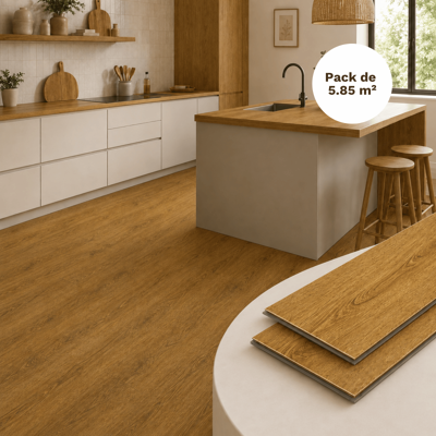 MCCOVER Suelo Vinílico Spc Click Sequoia 5,85 M² - Capa 0,5 Mm - Base Integrada MCCOVER Suelo Vinílico Spc Click Sequoia 5,85 M² - Capa 0,5 Mm - Base Integrada