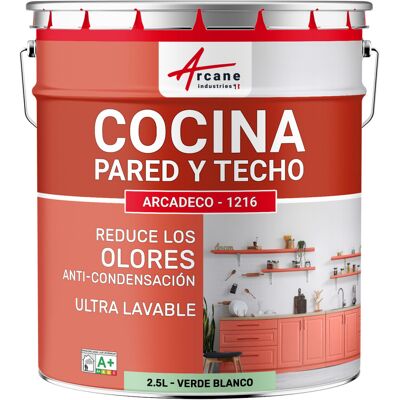 ARCANE INDUSTRIES Pintura Lavable Para Cocina: Para Paredes Y Techos De Cocina - Arcadeco - 1216 ARCANE INDUSTRIES Pintura Lavable Para Cocina: Para Paredes Y Techos De Cocina - Arcadeco - 1216