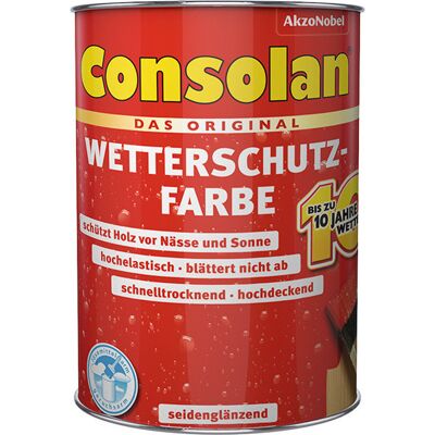 Akzonobel Consolan Pintura protectora contra la intemperie Gris Anthracite - Pintura impermeable Akzonobel Consolan Pintura protectora contra la intemperie Gris Anthracite - Pintura impermeable