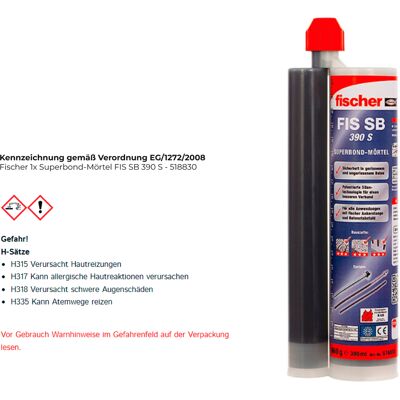 Fischer - Mortero Superbond Fis Sb 390 S Fischer - Mortero Superbond Fis Sb 390 S
