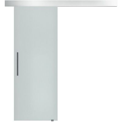 JHY DESIGN Puerta Corredera De Cristal Con Tirador, Esmerilada Por Un Lado, 90 X 205 Cm. JHY DESIGN Puerta Corredera De Cristal Con Tirador, Esmerilada Por Un Lado, 90 X 205 Cm.