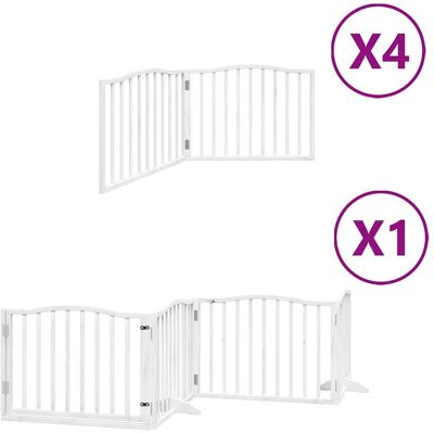 HELLOSHOP26 Puerta De Seguridad Para Mascotas Puerta Plegable 12 Paneles Madera De Álamo Blanco 020023151 HELLOSHOP26 Puerta De Seguridad Para Mascotas Puerta Plegable 12 Paneles Madera De Álamo Blanco 020023151