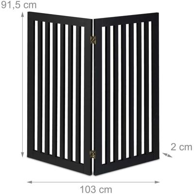 HELLOSHOP26 Barrera De Seguridad Plegable Para Perros Escalera Puerta 91,5 X 103 X 2 Cm Instalación Flexible De Mdf Blanco 130015339 HELLOSHOP26 Barrera De Seguridad Plegable Para Perros Escalera Puerta 91,5 X 103 X 2 Cm Instalación Flexible De Mdf Blanco 130015339