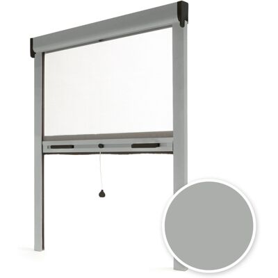 Mosquitera enrollable Luxe - Gris RAL 7038 - 1500x2200mm Mosquitera enrollable Luxe - Gris RAL 7038 - 1500x2200mm