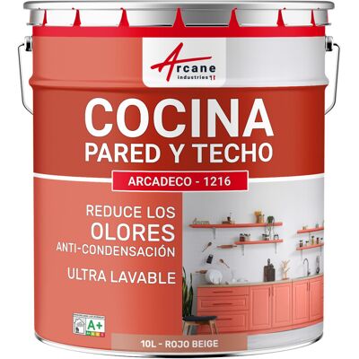 ARCANE INDUSTRIES Pintura Lavable Para Cocina: Para Paredes Y Techos De Cocina - Arcadeco - 1216 ARCANE INDUSTRIES Pintura Lavable Para Cocina: Para Paredes Y Techos De Cocina - Arcadeco - 1216