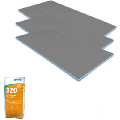 Wedi 320 - Paneles de construcción - Gris Wedi 320 - Paneles de construcción - Gris