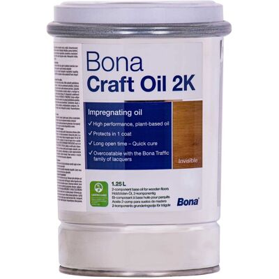 BONA Aceite Invisible Para Madera 1,25 Liter, Aceite 2k Para Madera, Aceite Natural Invisible Madera BONA Aceite Invisible Para Madera 1,25 Liter, Aceite 2k Para Madera, Aceite Natural Invisible Madera