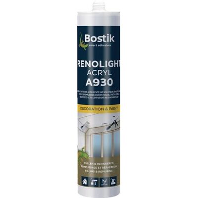 Masilla De Relleno Renolight Acryl A930 Blanca B2 Según Din 4102 300ml Bostik Masilla De Relleno Renolight Acryl A930 Blanca B2 Según Din 4102 300ml Bostik