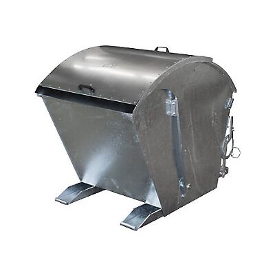 Bauer Volquete Con Tapa Redonda Capacidad 1 M³ Galvanizado Al Bauer Volquete Con Tapa Redonda Capacidad 1 M³ Galvanizado Al