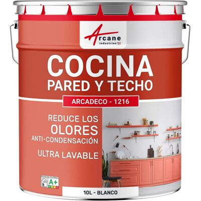 ARCANE INDUSTRIES Pintura Lavable Para Cocina: Para Paredes Y Techos De Cocina - Arcadeco - 1216 ARCANE INDUSTRIES Pintura Lavable Para Cocina: Para Paredes Y Techos De Cocina - Arcadeco - 1216