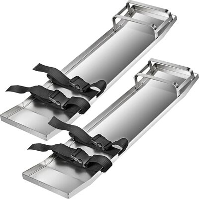 VEVOR Mophorn - Tablas De Hormigón Para Rodillas De 30'' X 8'', Deslizadores De Acero Inoxidable, Para Acabado De Cemento Y Hormigón VEVOR Mophorn - Tablas De Hormigón Para Rodillas De 30'' X 8'', Deslizadores De Acero Inoxidable, Para Acabado De Cemento Y Hormigón