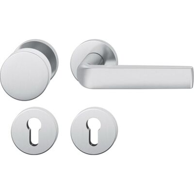 Conjunto de Manijas de Puerta y Ventana de Acero Inoxidable FSB - Modelo 12 1267 - Compatible izquierda/derecha Conjunto de Manijas de Puerta y Ventana de Acero Inoxidable FSB - Modelo 12 1267 - Compatible izquierda/derecha