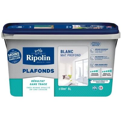 Pintura De Techo - Ripolin - Xpro3 - Blanco Mate - 5 L - Acrílico - Interior Pintura De Techo - Ripolin - Xpro3 - Blanco Mate - 5 L - Acrílico - Interior
