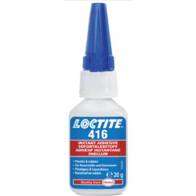 Adhesivo Instantáneo Loctite 416 De 20 G, Incoloro Y Transparente, De Alta Viscosidad, De Uso Universal, Para Metales, Elastómeros Y Plásticos. Adhesivo Instantáneo Loctite 416 De 20 G, Incoloro Y Transparente, De Alta Viscosidad, De Uso Universal, Para Metales, Elastómeros Y Plásticos.