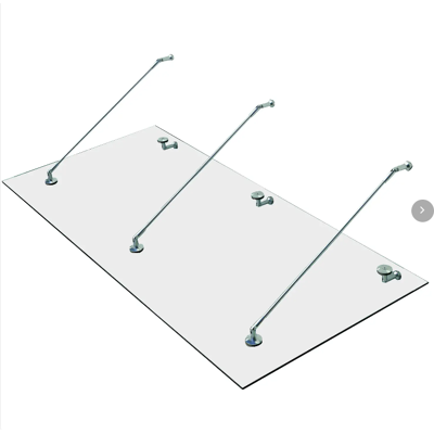 JHY DESIGN Marquesina De Cristal, Marquesina Para Puerta, Cristal Templado (esg), Acero Inoxidable, Cristal Transparente, 3 Tamaños (200x90cm) (l) JHY DESIGN Marquesina De Cristal, Marquesina Para Puerta, Cristal Templado (esg), Acero Inoxidable, Cristal Transparente, 3 Tamaños (200x90cm) (l)
