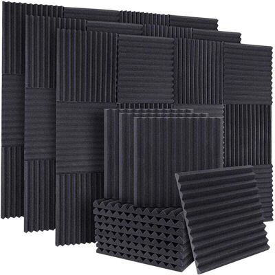 OEM 50 Paneles De Espuma Insonorizante, Cuñas De Aislamiento Acústico Para Paredes Y Techos De Estudio, 1x12x12 Pulgadas -crezuo OEM 50 Paneles De Espuma Insonorizante, Cuñas De Aislamiento Acústico Para Paredes Y Techos De Estudio, 1x12x12 Pulgadas -crezuo