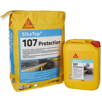 Sika Sikatop 107 Micro-Mortero Hidráulico - Blanco - 25kg - Protección de Hormigón Sika Sikatop 107 Micro-Mortero Hidráulico - Blanco - 25kg - Protección de Hormigón