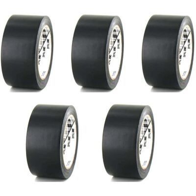 Cinta Adhesiva De Vinilo Negro De 50 Mm X 764 5 - 3m Cinta Adhesiva De Vinilo Negro De 50 Mm X 764 5 - 3m