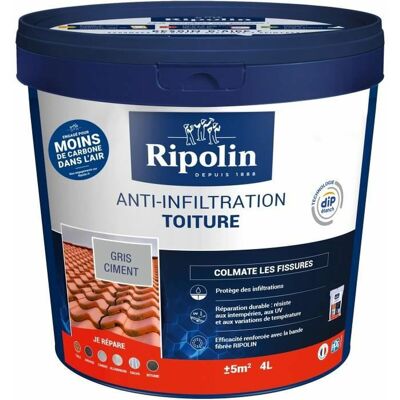 Ripolin Pintura Antidinfiltración Gris Cemento 4 Litros Ripolin Pintura Antidinfiltración Gris Cemento 4 Litros