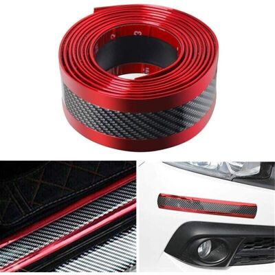 OEM Protector Universal De Umbral De Puerta De Fibra De Carbono 3m, Adhesivo Autoadhesivo Para Suv, Camionetas Y Protección De Entrada De Puertas, 5 X 300 Cm (ancho X Largo), Rojo - Crezuo OEM Protector Universal De Umbral De Puerta De Fibra De Carbono 3m, Adhesivo Autoadhesivo Para Suv, Camionetas Y Protección De Entrada De Puertas, 5 X 300 Cm (ancho X Largo), Rojo - Crezuo