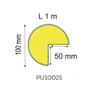 Finish - Protector Esquinas Pu 10025, 100x50mm Metalworks 758136059 Finish - Protector Esquinas Pu 10025, 100x50mm Metalworks 758136059