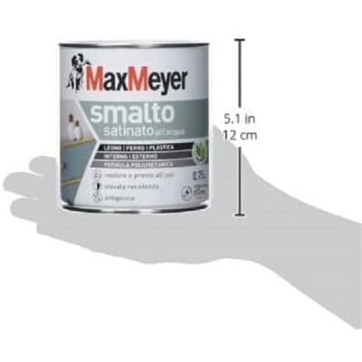 MAX MEYER Esmalte Al Agua Satinado Verde 0,75 L MAX MEYER Esmalte Al Agua Satinado Verde 0,75 L