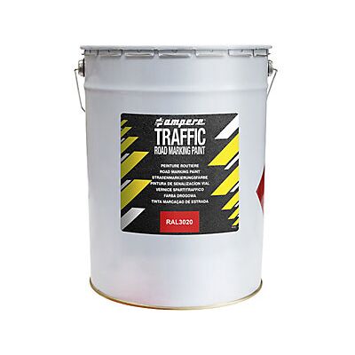 a.m.p.e.r.e Pintura para señalización vial - 25kg, Rojo, Secado Rápido a.m.p.e.r.e Pintura para señalización vial - 25kg, Rojo, Secado Rápido