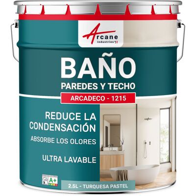 ARCANE INDUSTRIES Pintura Impermeable Baño: Para Paredes Y Techos De Baño - Arcadeco - 1215 ARCANE INDUSTRIES Pintura Impermeable Baño: Para Paredes Y Techos De Baño - Arcadeco - 1215