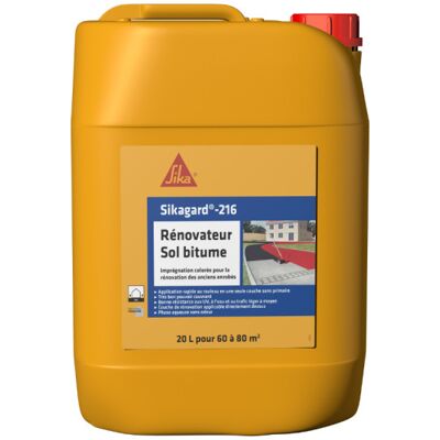 Sika Sikagard-216 Renovador De Suelos Bituminosos - Negro - 20l Sika Sikagard-216 Renovador De Suelos Bituminosos - Negro - 20l