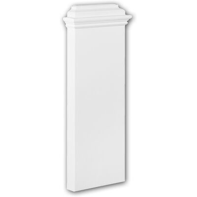 Profhome Decor Profhome 123300 - Base de pilastra - blanco - ligera, resistente, estable Profhome Decor Profhome 123300 - Base de pilastra - blanco - ligera, resistente, estable