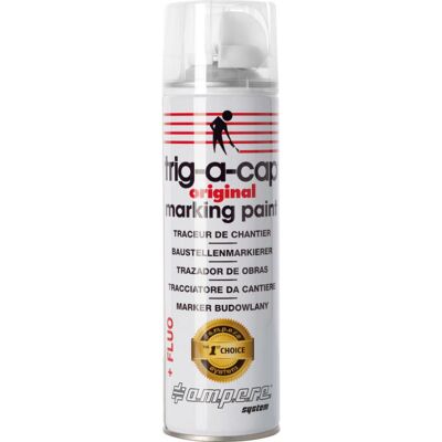 Ampere T-a-c Spray de marcado de construcción - 500ml Blanco Ampere T-a-c Spray de marcado de construcción - 500ml Blanco