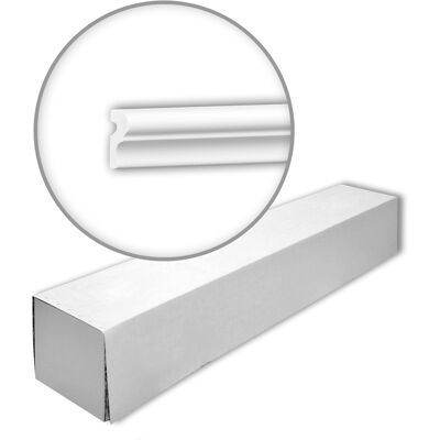 Profhome Decor 151401-box 40x Listones - Blanco - Interior/Exterior Profhome Decor 151401-box 40x Listones - Blanco - Interior/Exterior
