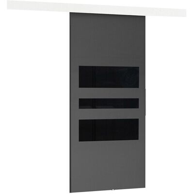 MIRJAN24 Puerta Corredera Dover 140, Antracita + Negro MIRJAN24 Puerta Corredera Dover 140, Antracita + Negro