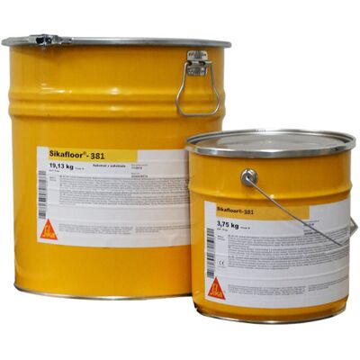 Sikafloor®-381 - Revestimiento Epoxi Bicomponente De Alta Resistencia Química - 25 Kg Juego A+b Gris Guijarro Ral 7032 Sikafloor®-381 - Revestimiento Epoxi Bicomponente De Alta Resistencia Química - 25 Kg Juego A+b Gris Guijarro Ral 7032