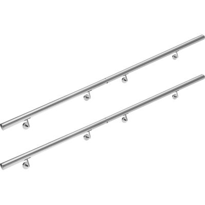 Monzana - Pasamanos De Acero Inoxidable Baranda Escalera Pasamanos De Pared Barandilla Asa 80-600cm 400cm Monzana - Pasamanos De Acero Inoxidable Baranda Escalera Pasamanos De Pared Barandilla Asa 80-600cm 400cm