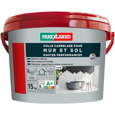 Adhesivo De Alto Rendimiento Para Paredes Y Suelos Parexlanko - 15 Kg - 03370 Adhesivo De Alto Rendimiento Para Paredes Y Suelos Parexlanko - 15 Kg - 03370
