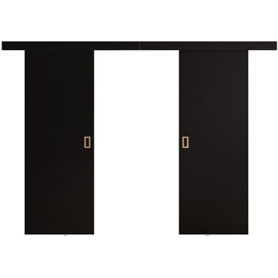 MIRJAN24 Puerta Corredera Dover 200, Negro MIRJAN24 Puerta Corredera Dover 200, Negro