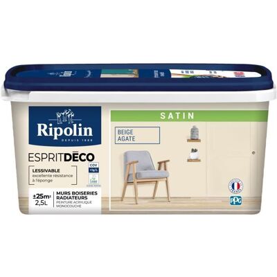 Ripolin Esprit Déco Pintura Interior Beige Ágata 2,5l Ripolin Esprit Déco Pintura Interior Beige Ágata 2,5l