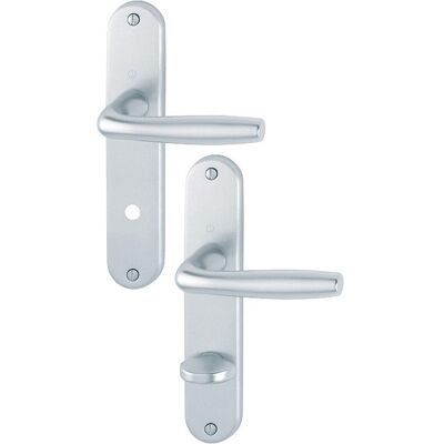 HOPPE Manilla De Puerta Fusion Roissy Aluminio Resistente A Corrosión HOPPE Manilla De Puerta Fusion Roissy Aluminio Resistente A Corrosión