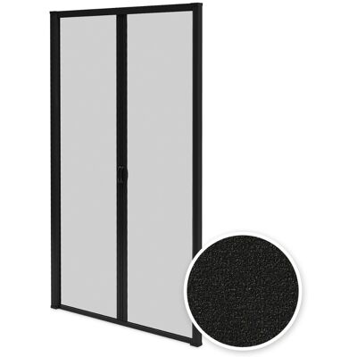 AVOSDIM Mosquitera De Doble Puerta Negra 9005 Texturizado H230 X L240 AVOSDIM Mosquitera De Doble Puerta Negra 9005 Texturizado H230 X L240