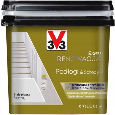 SHUMEE Pintura Acrílica Para Madera, Para Azulejos V33 0,75 L Blanco Pimienta Semimate 1 Unidad. SHUMEE Pintura Acrílica Para Madera, Para Azulejos V33 0,75 L Blanco Pimienta Semimate 1 Unidad.