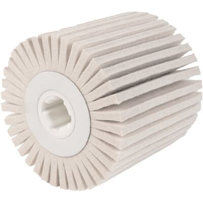 Rodillo De Fieltro Satinado H40 P5 H40 Medio Blanco Ø100xw100mm 19mm Promat Rodillo De Fieltro Satinado H40 P5 H40 Medio Blanco Ø100xw100mm 19mm Promat