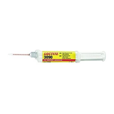 Pegamento de cianoacrilato de 2 componentes Loctite 3090 - Jeringa 10g - Transparente - Reparación Pegamento de cianoacrilato de 2 componentes Loctite 3090 - Jeringa 10g - Transparente - Reparación