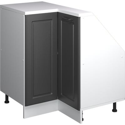 Armario Para Techo Inclinado Armario De Esquina Rion, Antracita Casa De Campo/blanco, 75.6 X 81.6 Cm Con 1 Puerta, Vicco Armario Para Techo Inclinado Armario De Esquina Rion, Antracita Casa De Campo/blanco, 75.6 X 81.6 Cm Con 1 Puerta, Vicco