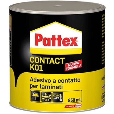 Pattex Adesivo A Contatto 'k01' Ml. 850 Pattex Adesivo A Contatto 'k01' Ml. 850