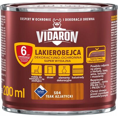 SHUMEE Barniz Y Tinte Vidaron Color Teca Asiática 0,2 L 1 Unidad. SHUMEE Barniz Y Tinte Vidaron Color Teca Asiática 0,2 L 1 Unidad.