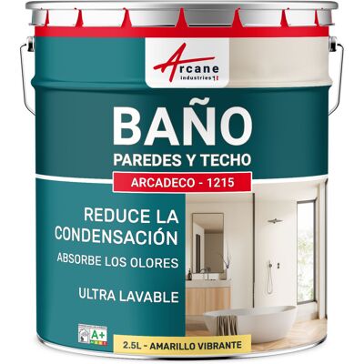 ARCANE INDUSTRIES Pintura Impermeable Baño: Para Paredes Y Techos De Baño - Arcadeco - 1215 ARCANE INDUSTRIES Pintura Impermeable Baño: Para Paredes Y Techos De Baño - Arcadeco - 1215